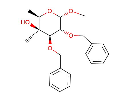 methyl 2,3-di-O-benzyl-6-deoxy-4-C-methyl-α-D-galactopyranoside