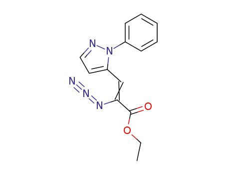 ethyl α-azido-β-<(1-phenyl)-5-pyrazolyl> acrylate