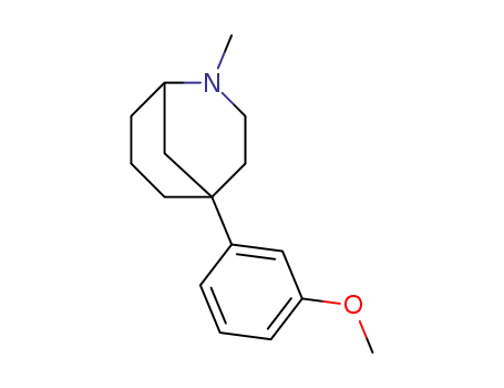 2-Azabicyclo[3.3.1]nonane, 5-(3-methoxyphenyl)-2-methyl-