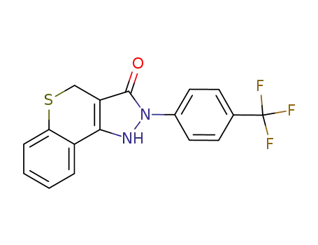 2-(4-Trifluoromethyl-phenyl)-1,4-dihydro-2H-thiochromeno[4,3-c]pyrazol-3-one