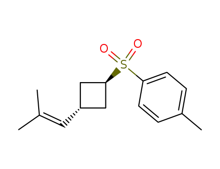 1-Methyl-4-[3-(2-methyl-propenyl)-cyclobutanesulfonyl]-benzene