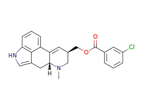 Molecular Structure of 85893-12-5 (O-3-Chlorbenzoyl-lysergol)