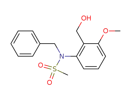 N-Benzyl-N-(2-hydroxymethyl-3-methoxy-phenyl)-methanesulfonamide