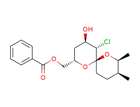 Benzoic acid (2S,4R,5S,6S,8S,9S)-5-chloro-4-hydroxy-8,9-dimethyl-1,7-dioxa-spiro[5.5]undec-2-ylmethyl ester