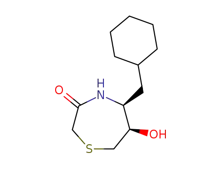 (5S,6R)-5-(cyclohexylmethyl)-6-hydroxy-4,5,6,7-tetrahydro-1,4-thiazepin-3(2H)-one