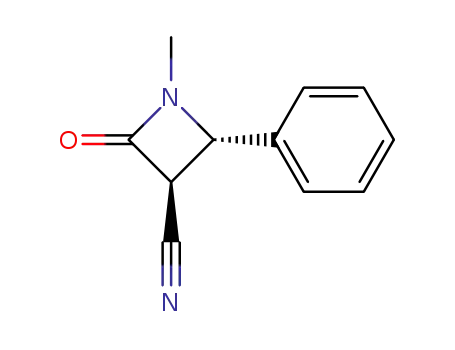 (3R,4R)-1-Methyl-2-oxo-4-phenylazetidine-3-carbonitrile