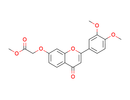Acetic acid, [[2-(3,4-dimethoxyphenyl)-4-oxo-4H-1-benzopyran-7-yl]oxy]-, methyl ester