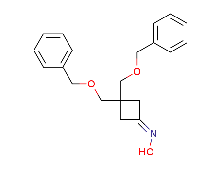 3,3-bis(benzyloxymethyl)cyclobutanone oxime