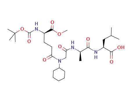 Boc-D-iso-Glu(OMe)-N-(cyclohexyl)-Gly-D-Ala-L-Leu-OH