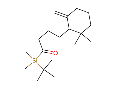 Silane,
(1,1-dimethylethyl)[4-(2,2-dimethyl-6-methylenecyclohexyl)-1-oxobutyl]di
methyl-