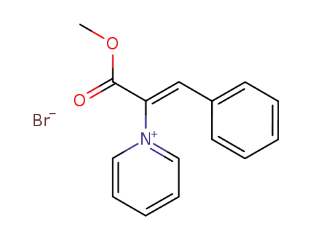1-((Z)-1-Methoxycarbonyl-2-phenyl-vinyl)-pyridinium; bromide