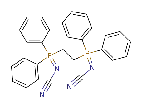 Molecular Structure of 66055-14-9 (Ethylenebis[bisphenyl(cyanoimino)phosphorane])