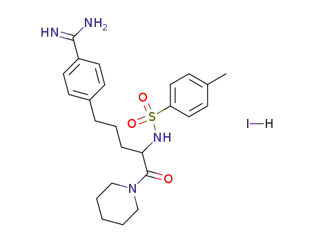4-[5-Oxo-5-piperidin-1-yl-4-(toluene-4-sulfonylamino)-pentyl]-benzamidine; hydriodide