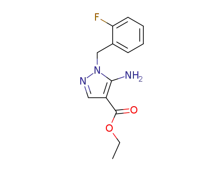ethyl 5-amino-1-(2-fluorobenzyl)-1H-pyrazole-4-carboxylate
