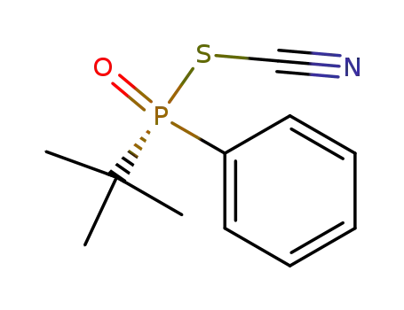 (-)-S-t-butylphenyl-phosphinothiocyanidate