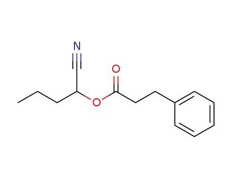 2-(Phenylpropionyloxy)pentannitril
