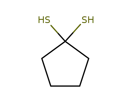 Molecular Structure of 1687-46-3 (1,1-Cyclopentanedithiol)