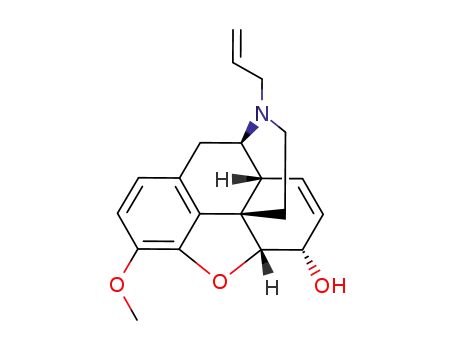 Molecular Structure of 56195-50-7 ((5alpha,6alpha)-17-Allyl-7,8-didehydro-4,5-epoxy-3-methoxymorphinan-6-ol)