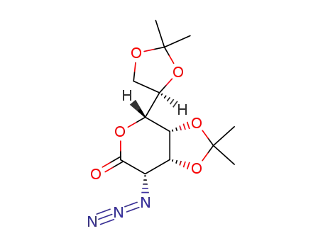 2-azido-2-deoxy-3,4:6,7-di-O-isopropylidene-D-glycero-D-talo-heptono-1,5-lactone