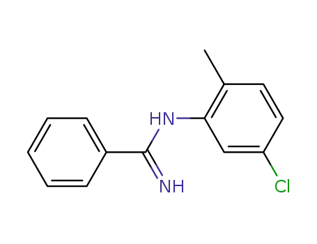 Molecular Structure of 82635-73-2 (Benzenecarboximidamide,N-(5-chloro-2-methylphenyl)-)