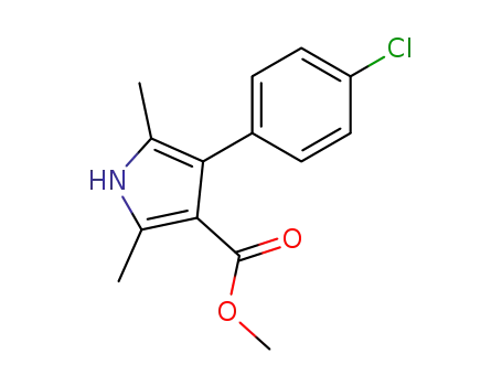 1H-Pyrrole-3-carboxylicacid,4-(4-chlorophenyl)-2,5-dimethyl-,methylester(9CI)