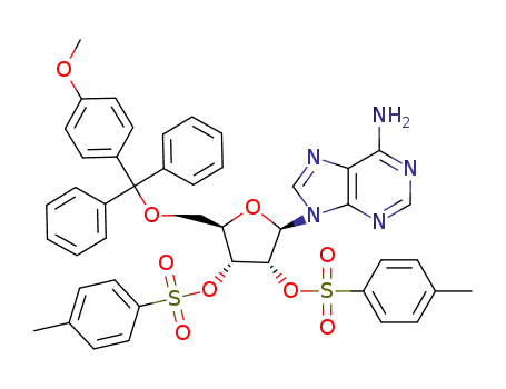 5'-O-monomethoxytrityl-2',3'-di-O-p-tolylsulphonyladenosine