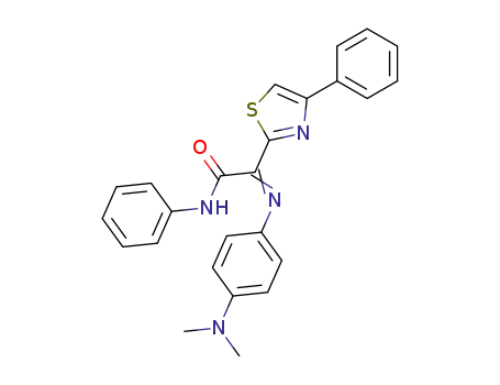2-[(Z)-4-Dimethylamino-phenylimino]-N-phenyl-2-(4-phenyl-thiazol-2-yl)-acetamide