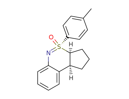 (+/-)-(6S*,6aR*,9aR*)-6a,8,9,9a-tetrahydro-6-(4-methylphenyl)-7H-cyclopenta<e>-6λ<sup>4</sup>-benzo<c><1,2>thiazine 6-oxide