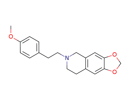 N-(4-methoxy-β-phenethyl)-6,7-methylenedioxy-1,2,3,4-tetrahydroisoquinoline