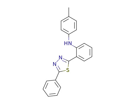 Benzenamine, N-(4-methylphenyl)-2-(5-phenyl-1,3,4-thiadiazol-2-yl)-