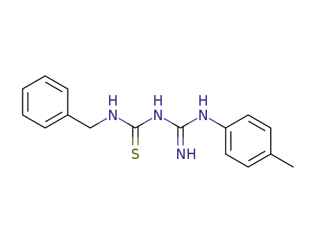 1-benzyl-3-<N-(p-tolyl)formamidino>thiocarbamide