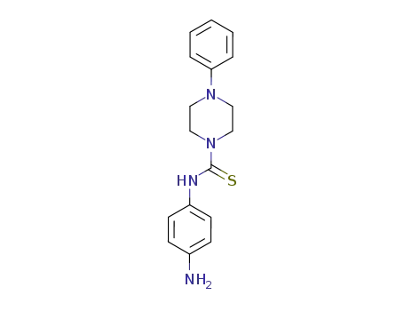 4-Phenyl-piperazine-1-carbothioic acid (4-amino-phenyl)-amide