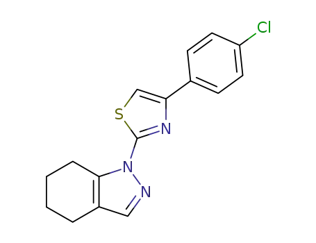 1-[4-(4-chlorophenyl)-1,3-thiazol-2-yl]-4,5,6,7-tetrahydro-1H-indazole