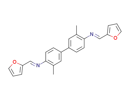 Molecular Structure of 17612-29-2 (<i>N,N'</i>-difurfurylidene-3,3'-dimethyl-benzidine)