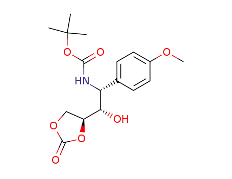 [(1R,2S)-2-Hydroxy-1-(4-methoxy-phenyl)-2-((S)-2-oxo-[1,3]dioxolan-4-yl)-ethyl]-carbamic acid tert-butyl ester