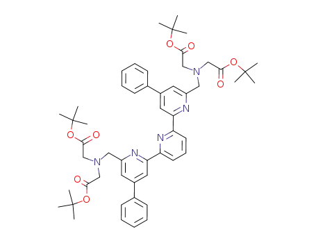 Tetra(tert-butyl) 2,2',2'',2'''-<(4,4''-diphenyl-2,2':6',2''-terpyridine-6,6''-diyl)bis(methylenenitrilo)>tetrakis(acetate)