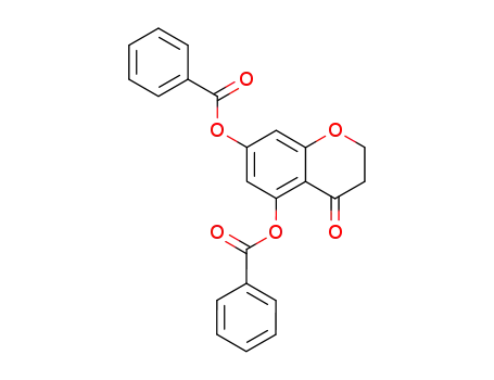 Molecular Structure of 54107-63-0 (4H-1-Benzopyran-4-one, 5,7-bis(benzoyloxy)-2,3-dihydro-)