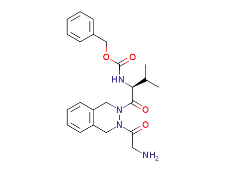 {(S)-1-[3-(2-Amino-acetyl)-3,4-dihydro-1H-phthalazine-2-carbonyl]-2-methyl-propyl}-carbamic acid benzyl ester