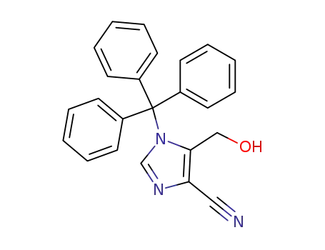 4-cyano-5-hydroxymethyl-1-triphenylmethylimidazole