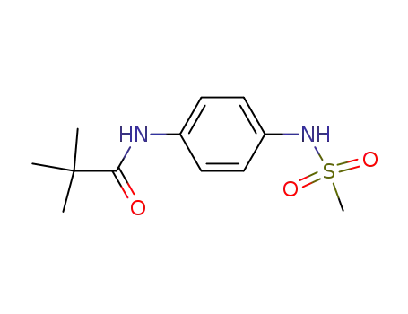 Molecular Structure of 108792-04-7 (4-pivalamido-N-methanesulphonyl aniline)