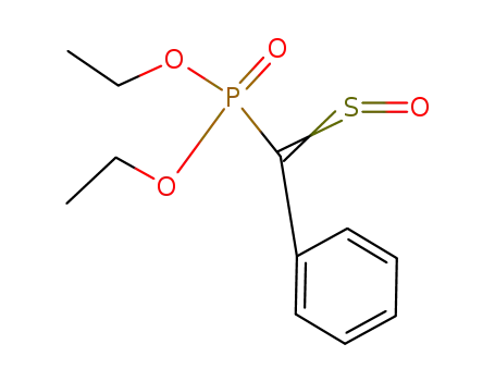 Molecular Structure of 87762-68-3 (Phosphonic acid, (phenylsulfinylmethyl)-, diethyl ester)