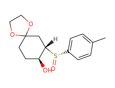 (7S,8S)-7-((R)-Toluene-4-sulfinyl)-1,4-dioxa-spiro[4.5]decan-8-ol