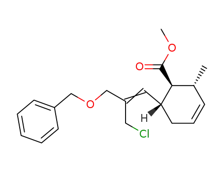 (1S,2R,6R)-6-((E)-3-Benzyloxy-2-chloromethyl-propenyl)-2-methyl-cyclohex-3-enecarboxylic acid methyl ester