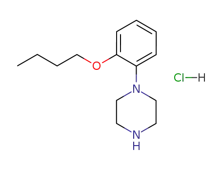 Piperazine, 1-(2-butoxyphenyl)-, monohydrochloride