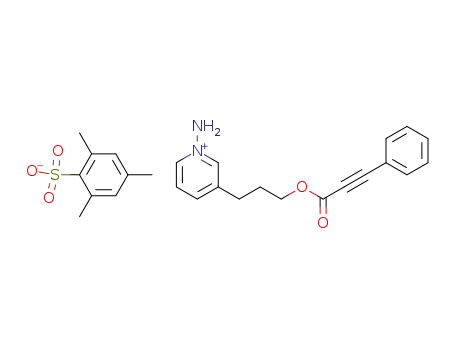 2,4,6-Trimethyl-benzenesulfonate1-amino-3-[3-(3-phenyl-propynoyloxy)-propyl]-pyridinium;
