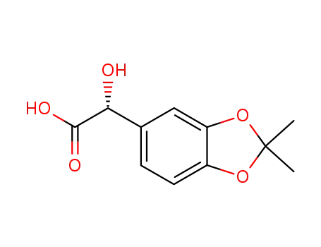 (R)-2-(3,4-O-isopropylidenedioxyphenyl)-2-hydroxyacetic acid