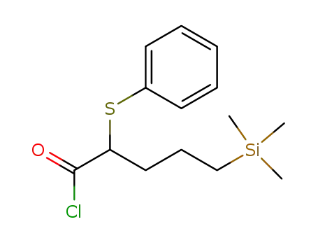 2-Phenylsulfanyl-5-trimethylsilanyl-pentanoyl chloride