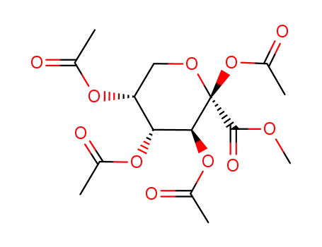 methyl 2,3,4,5-tetra-O-acetyl-β-D-arabino-hex-2-ulopyranosonate
