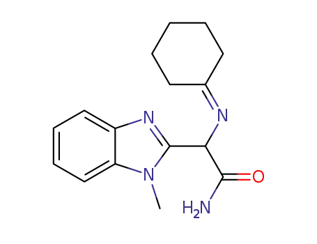 (1-Methylbenzimidazol-2-yl)(cyclohexylidenamino)acetamid