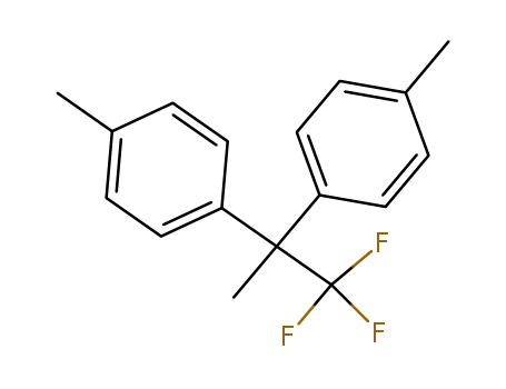 Molecular Structure of 112754-67-3 (Benzene, 1,1'-(2,2,2-trifluoro-1-methylethylidene)bis[4-methyl-)